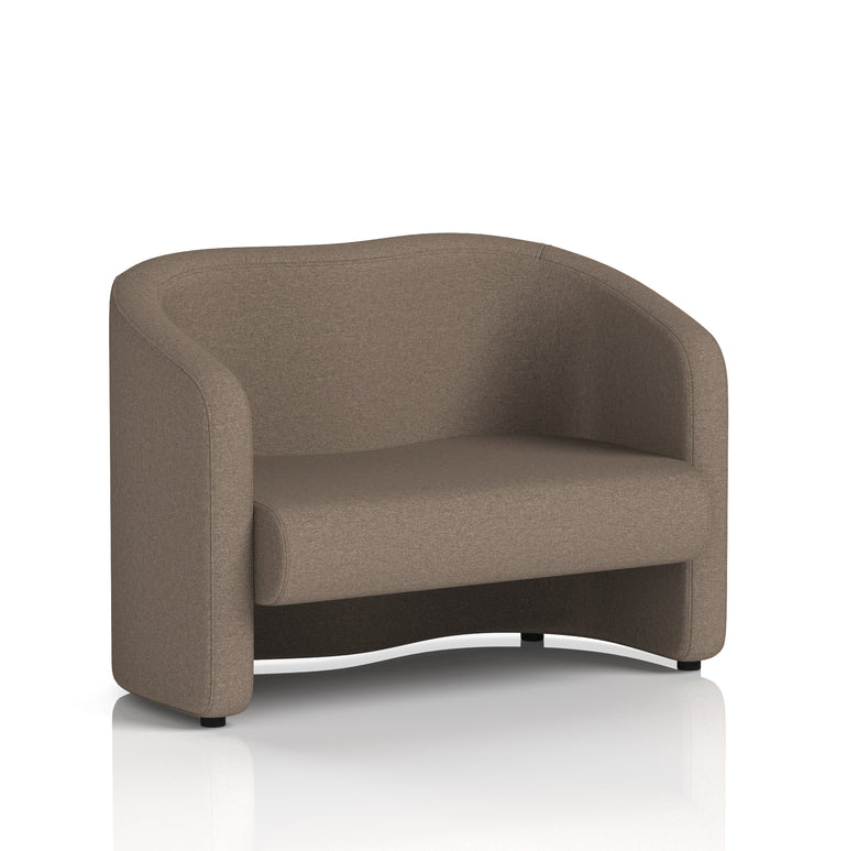 Lamport Armchair & 2 Seater Sofa – Multiple Premium Fabric Colours, Plywood Frame, No Assembly Required, 10 Year Frame Warranty – Office Reception or Lounge Seating