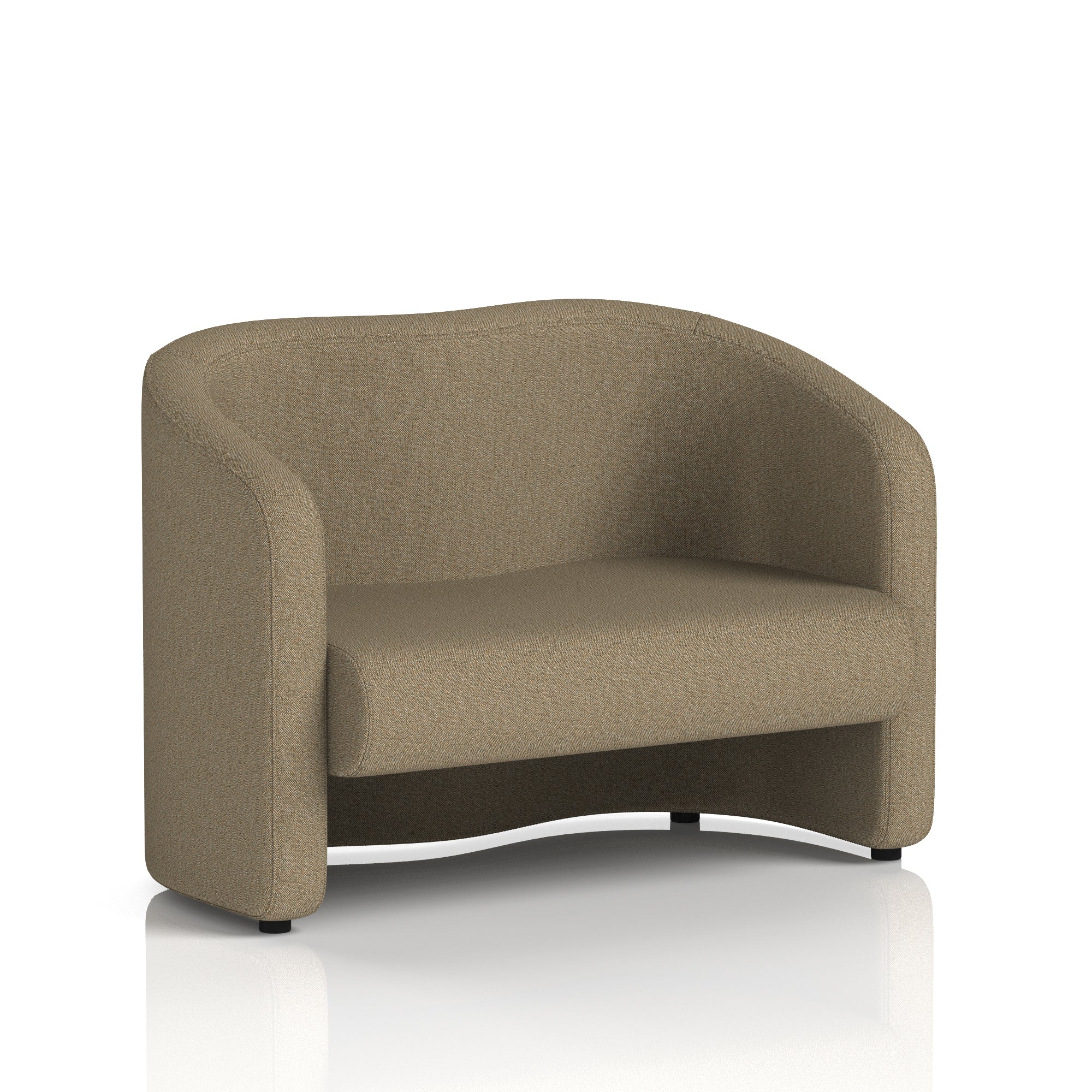 Lamport Armchair & 2 Seater Sofa – Multiple Premium Fabric Colours, Plywood Frame, No Assembly Required, 10 Year Frame Warranty – Office Reception or Lounge Seating