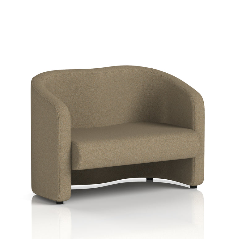 Lamport Armchair & 2 Seater Sofa – Multiple Premium Fabric Colours, Plywood Frame, No Assembly Required, 10 Year Frame Warranty – Office Reception or Lounge Seating