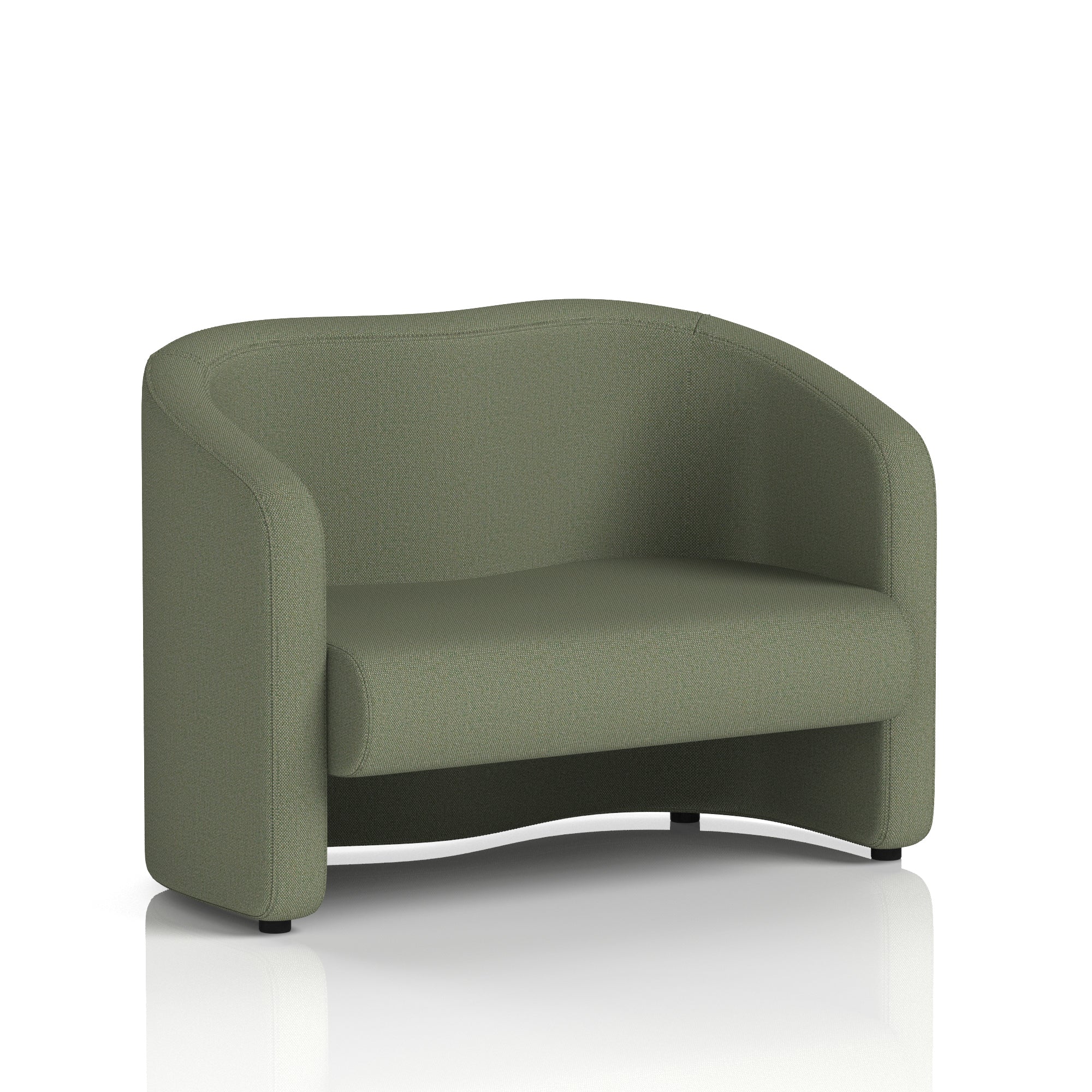 Lamport Armchair & 2 Seater Sofa – Multiple Premium Fabric Colours, Plywood Frame, No Assembly Required, 10 Year Frame Warranty – Office Reception or Lounge Seating
