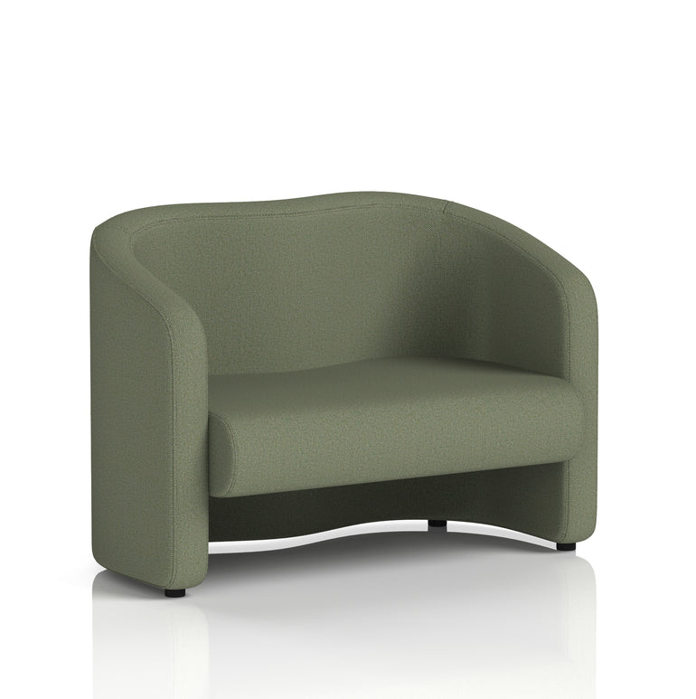 Lamport Armchair & 2 Seater Sofa – Multiple Premium Fabric Colours, Plywood Frame, No Assembly Required, 10 Year Frame Warranty – Office Reception or Lounge Seating
