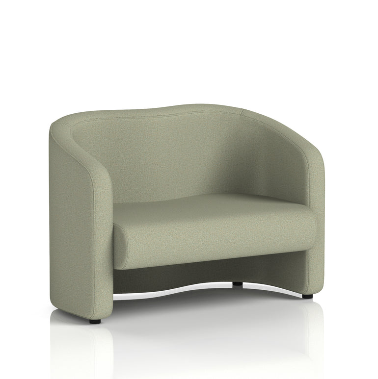 Lamport Armchair & 2 Seater Sofa – Multiple Premium Fabric Colours, Plywood Frame, No Assembly Required, 10 Year Frame Warranty – Office Reception or Lounge Seating