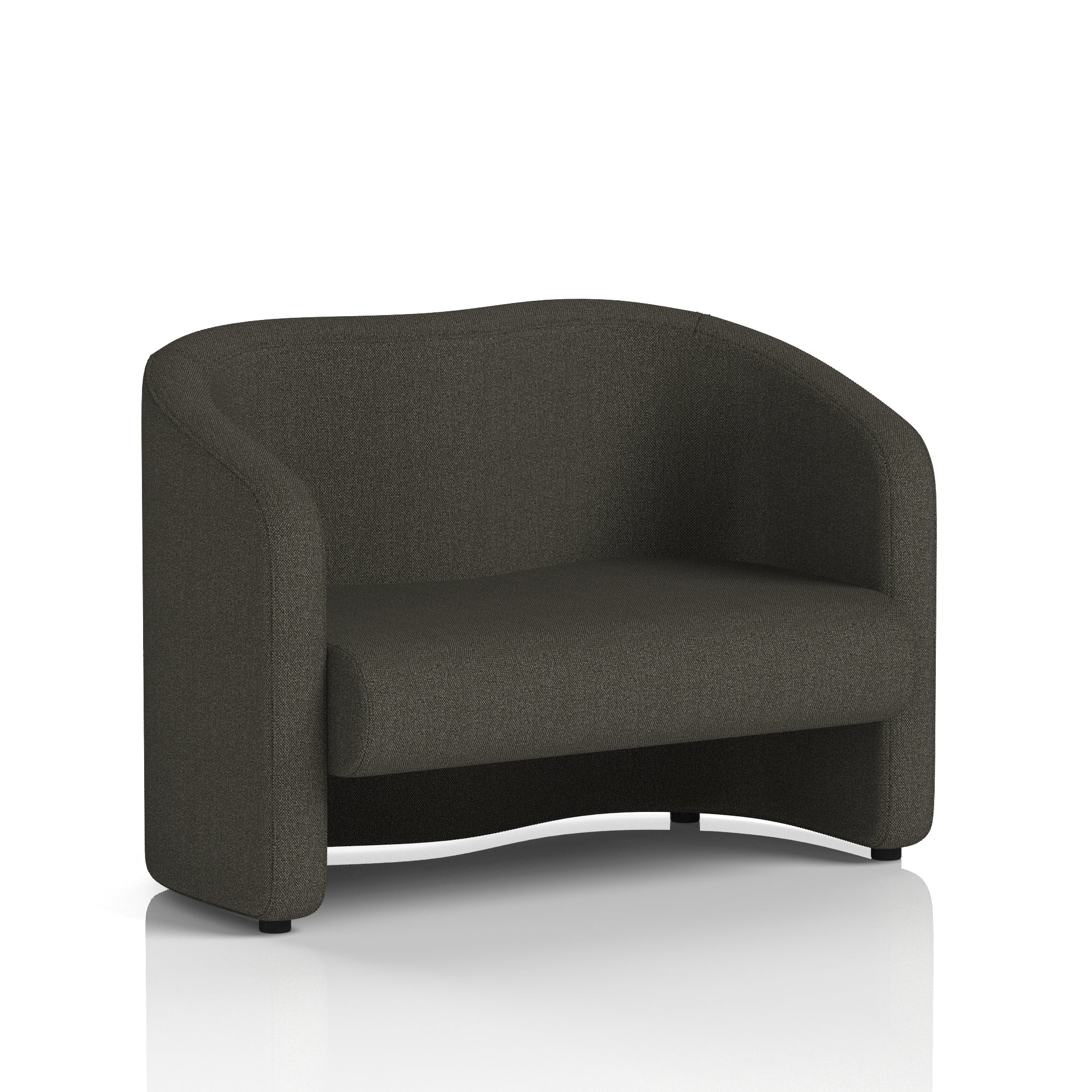 Lamport Armchair & 2 Seater Sofa – Multiple Premium Fabric Colours, Plywood Frame, No Assembly Required, 10 Year Frame Warranty – Office Reception or Lounge Seating