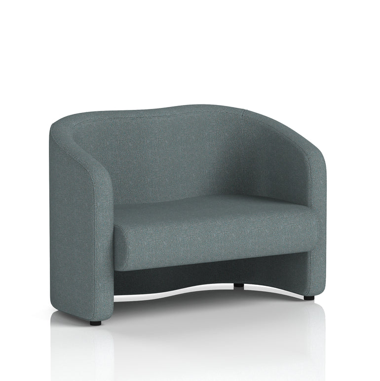 Lamport Armchair & 2 Seater Sofa – Multiple Premium Fabric Colours, Plywood Frame, No Assembly Required, 10 Year Frame Warranty – Office Reception or Lounge Seating