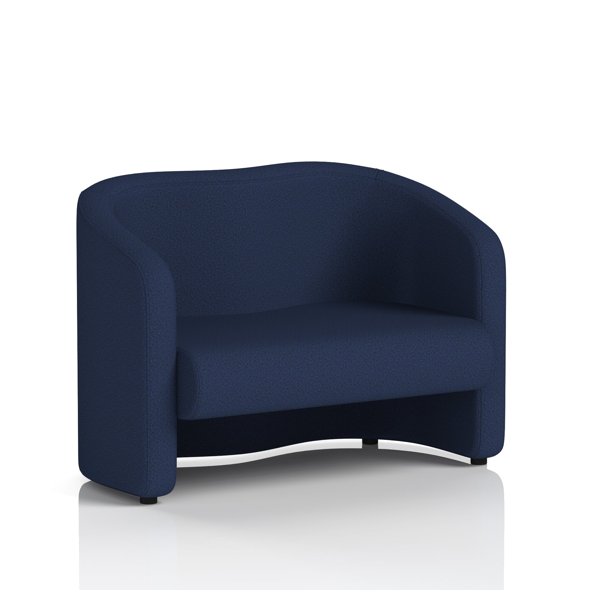 Lamport Armchair & 2 Seater Sofa – Multiple Premium Fabric Colours, Plywood Frame, No Assembly Required, 10 Year Frame Warranty – Office Reception or Lounge Seating