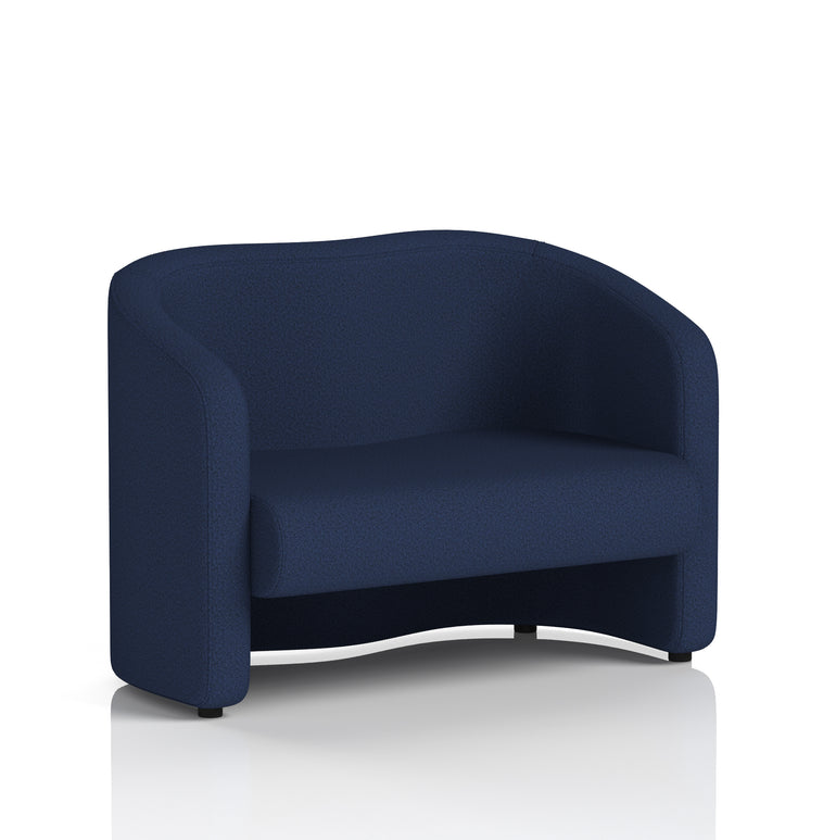 Lamport Armchair & 2 Seater Sofa – Multiple Premium Fabric Colours, Plywood Frame, No Assembly Required, 10 Year Frame Warranty – Office Reception or Lounge Seating