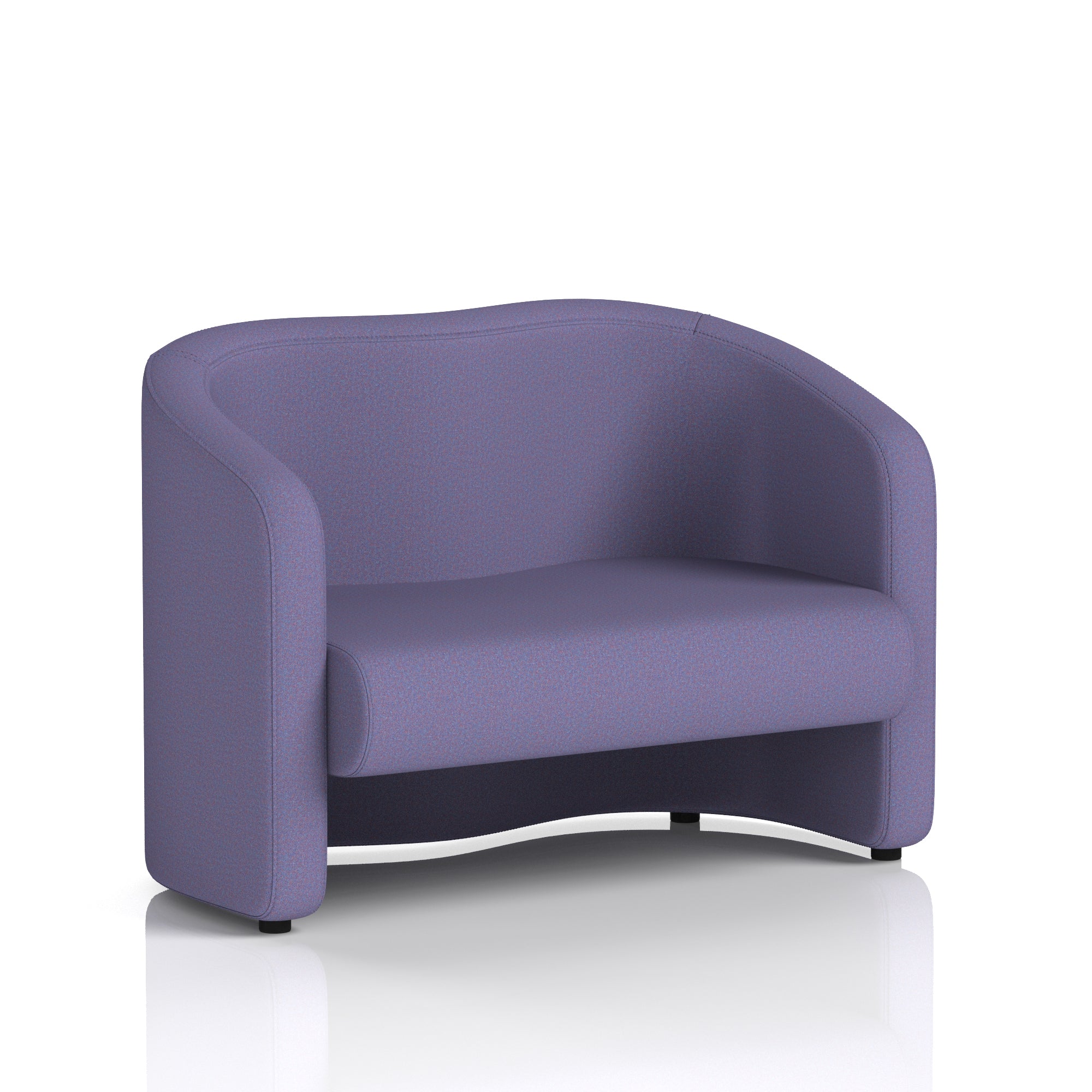 Lamport Armchair & 2 Seater Sofa – Multiple Premium Fabric Colours, Plywood Frame, No Assembly Required, 10 Year Frame Warranty – Office Reception or Lounge Seating