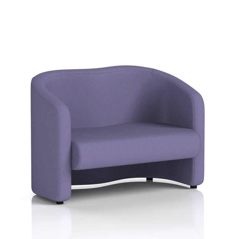 Lamport Armchair & 2 Seater Sofa – Multiple Premium Fabric Colours, Plywood Frame, No Assembly Required, 10 Year Frame Warranty – Office Reception or Lounge Seating