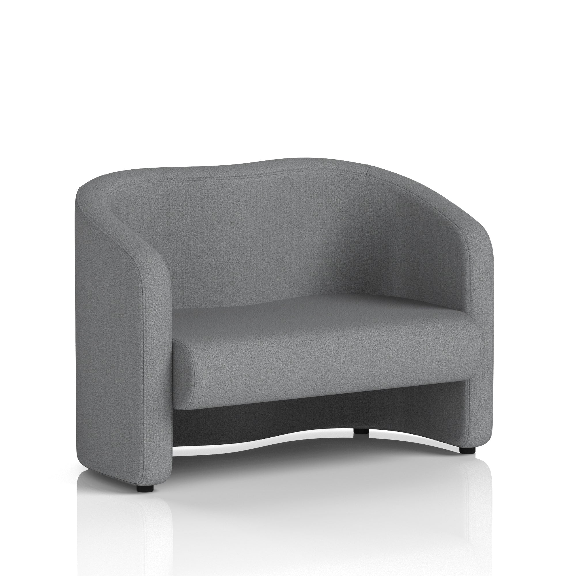 Lamport Armchair & 2 Seater Sofa – Multiple Premium Fabric Colours, Plywood Frame, No Assembly Required, 10 Year Frame Warranty – Office Reception or Lounge Seating