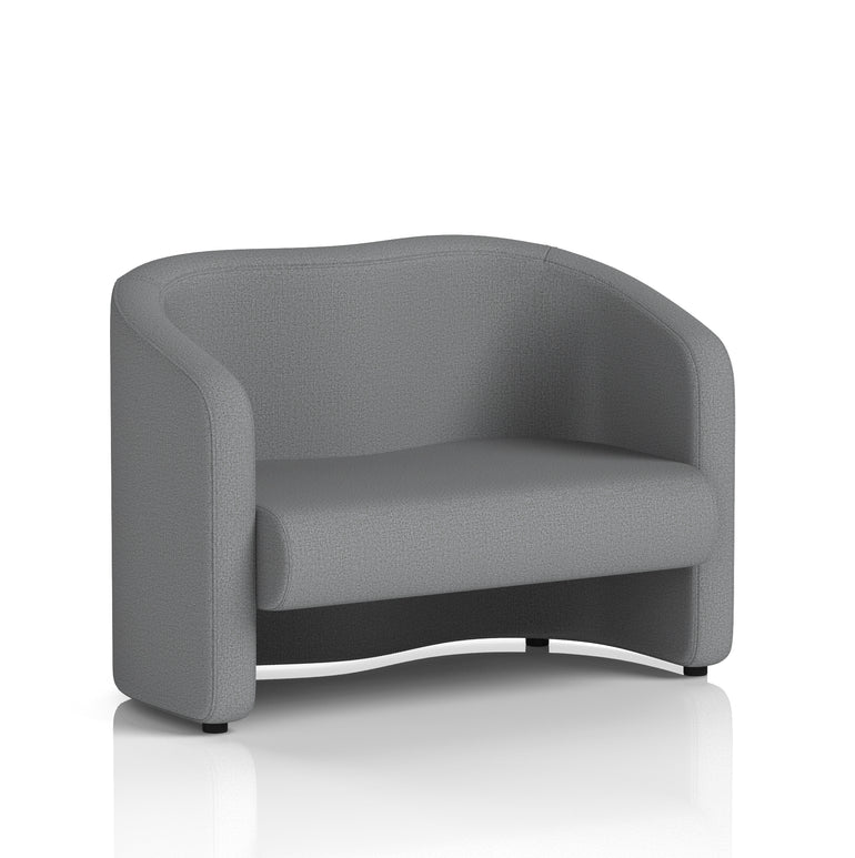 Lamport Armchair & 2 Seater Sofa – Multiple Premium Fabric Colours, Plywood Frame, No Assembly Required, 10 Year Frame Warranty – Office Reception or Lounge Seating