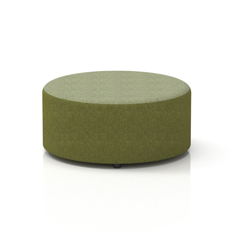 Harlestone Round Stool – Small or Large, Fully Assembled, Various Two-Tone Colour Combos, Plywood Frame with Foam & Fabric, 10 Year Frame Warranty – Office or Home Seating