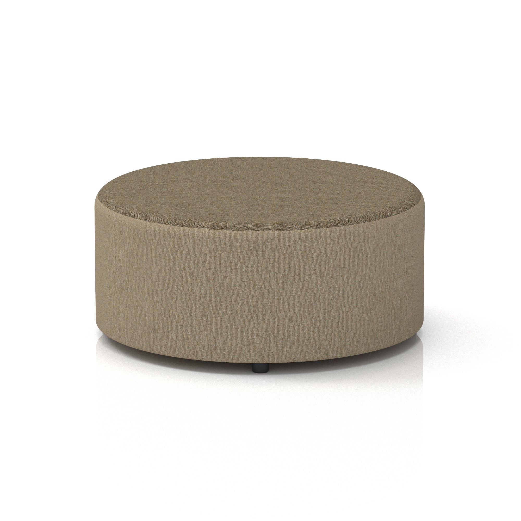 Harlestone Round Stool – Small or Large, Fully Assembled, Various Two-Tone Colour Combos, Plywood Frame with Foam & Fabric, 10 Year Frame Warranty – Office or Home Seating