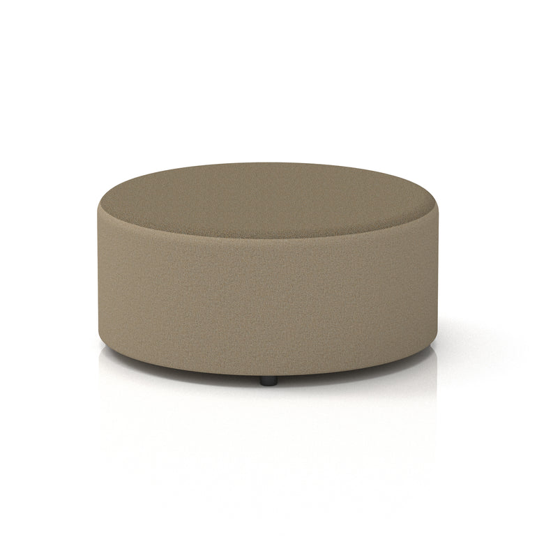 Harlestone Round Stool – Small or Large, Fully Assembled, Various Two-Tone Colour Combos, Plywood Frame with Foam & Fabric, 10 Year Frame Warranty – Office or Home Seating