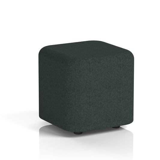Harlestone Square Stool, Small or Large – Multiple Single-Tone Colours, Plywood & Fabric, Ready Assembled, 10-Year Frame Warranty – Office & Home Seating