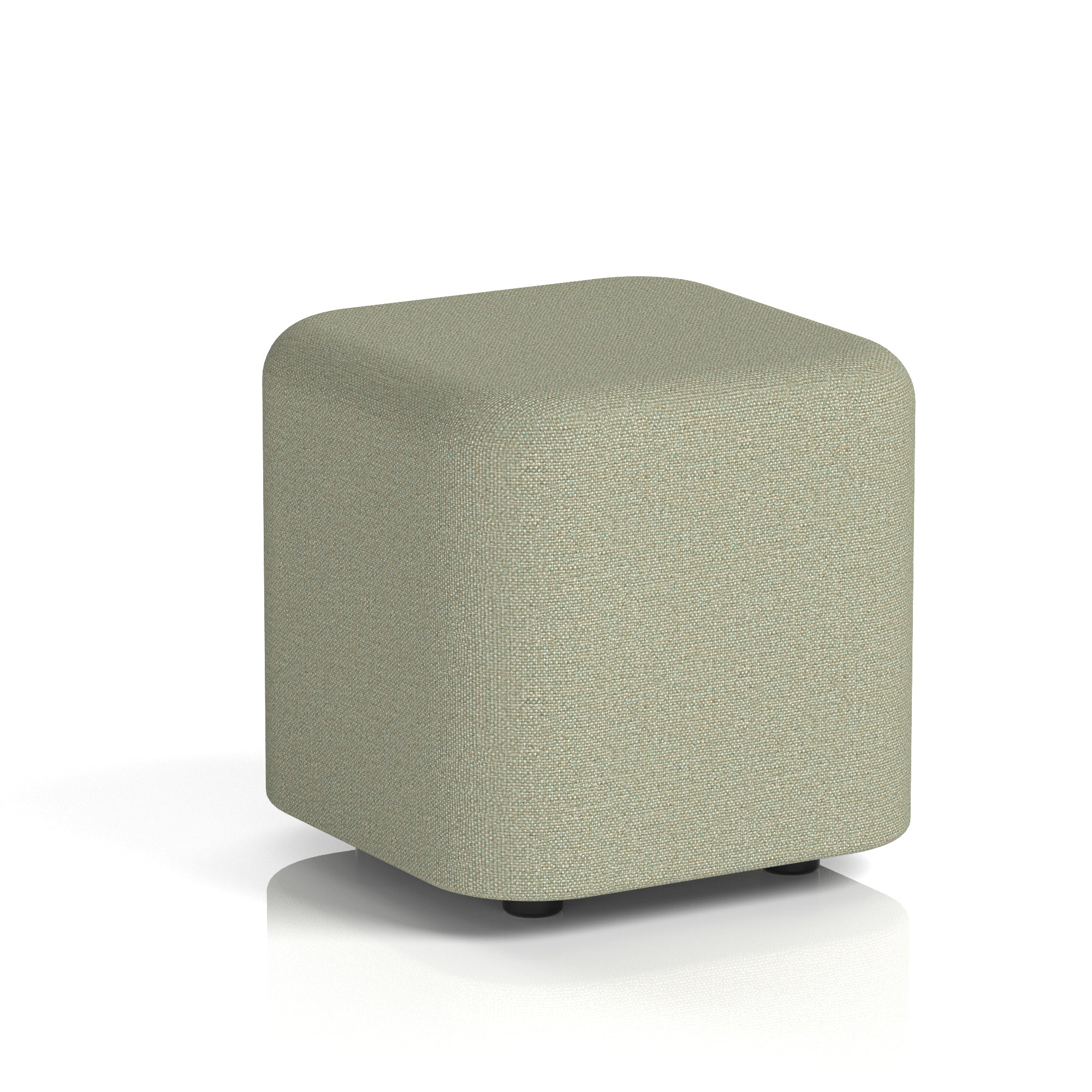 Harlestone Square Stool, Small or Large – Multiple Single-Tone Colours, Plywood & Fabric, Ready Assembled, 10-Year Frame Warranty – Office & Home Seating