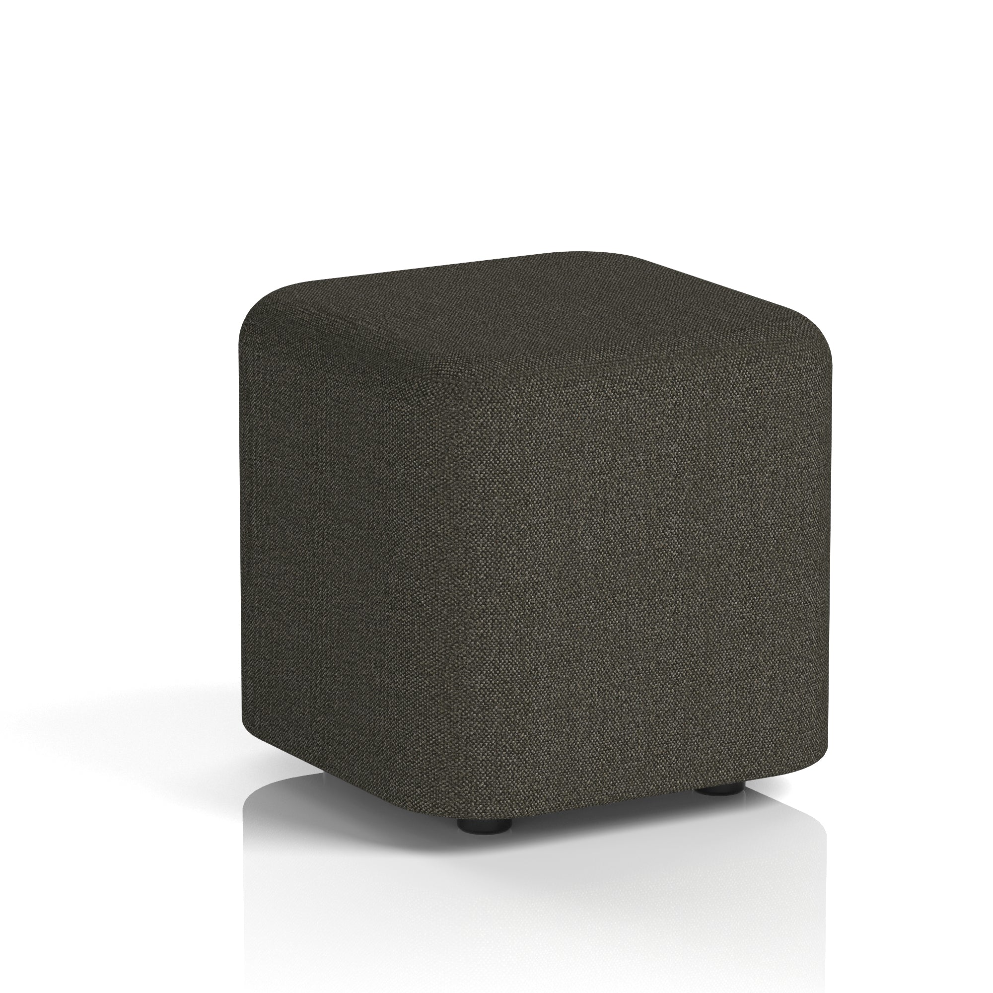 Harlestone Square Stool, Small or Large – Multiple Single-Tone Colours, Plywood & Fabric, Ready Assembled, 10-Year Frame Warranty – Office & Home Seating