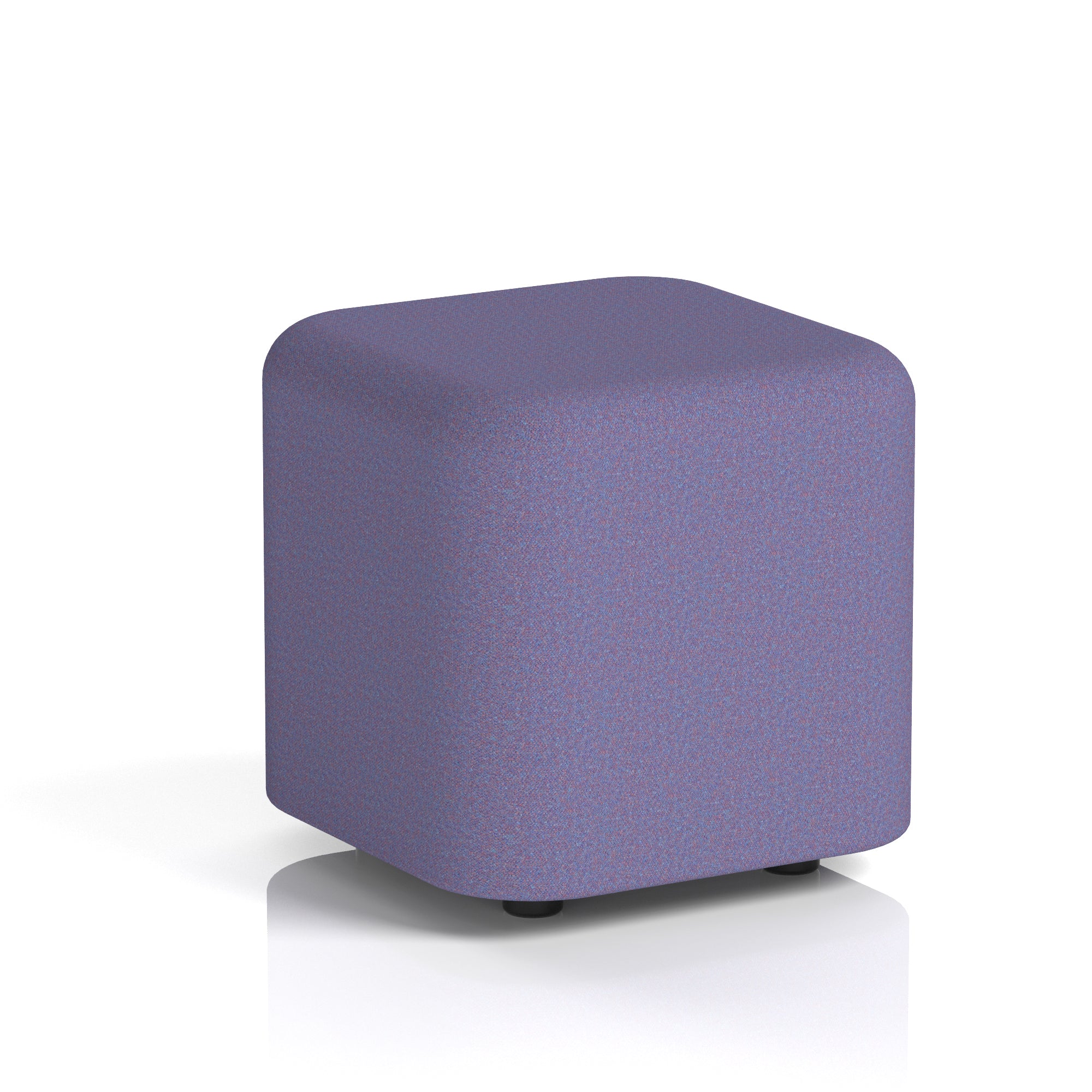 Harlestone Square Stool, Small or Large – Multiple Single-Tone Colours, Plywood & Fabric, Ready Assembled, 10-Year Frame Warranty – Office & Home Seating