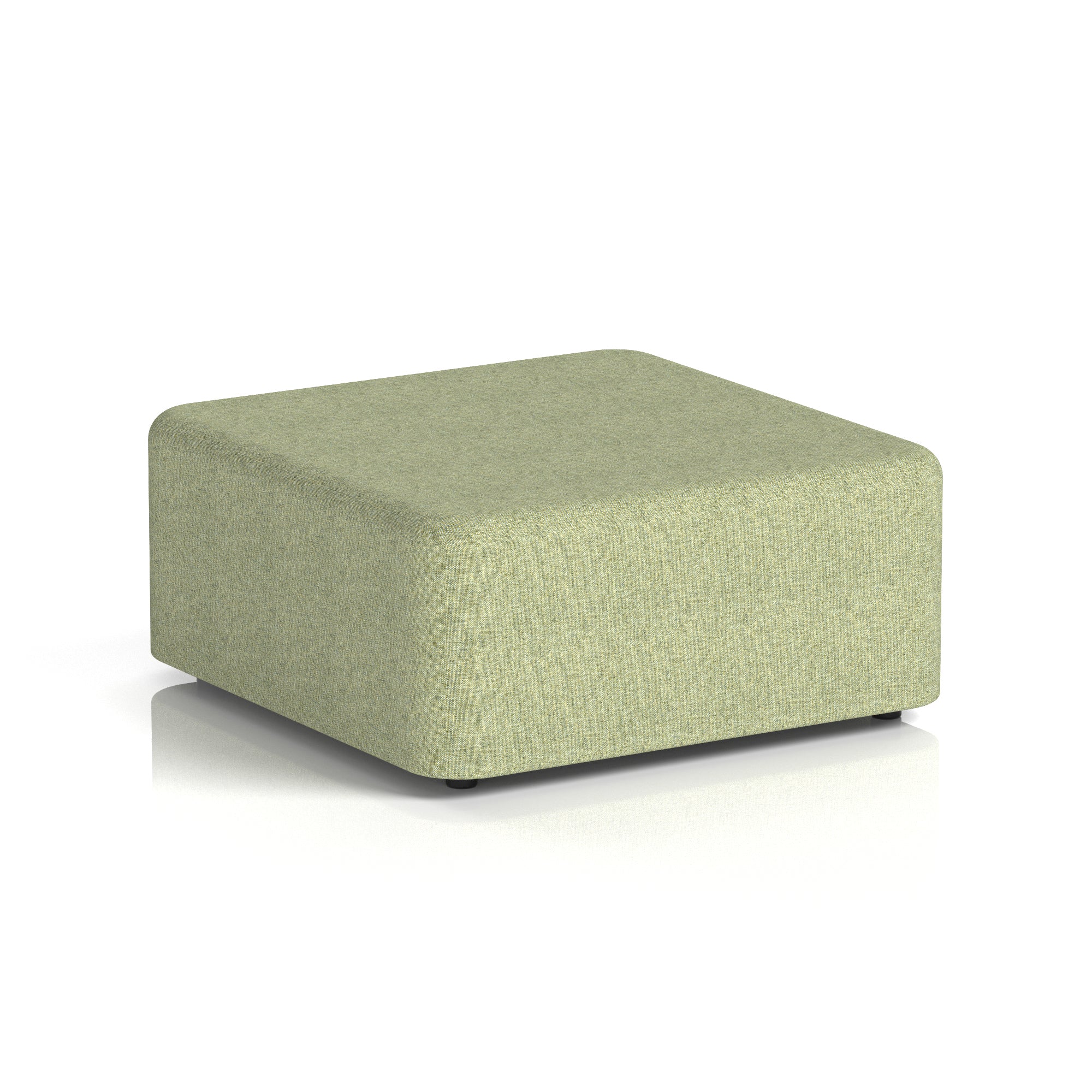 Harlestone Square Stool, Small or Large – Multiple Single-Tone Colours, Plywood & Fabric, Ready Assembled, 10-Year Frame Warranty – Office & Home Seating