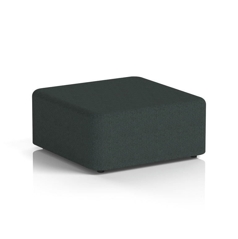 Harlestone Square Stool, Small or Large – Multiple Single-Tone Colours, Plywood & Fabric, Ready Assembled, 10-Year Frame Warranty – Office & Home Seating