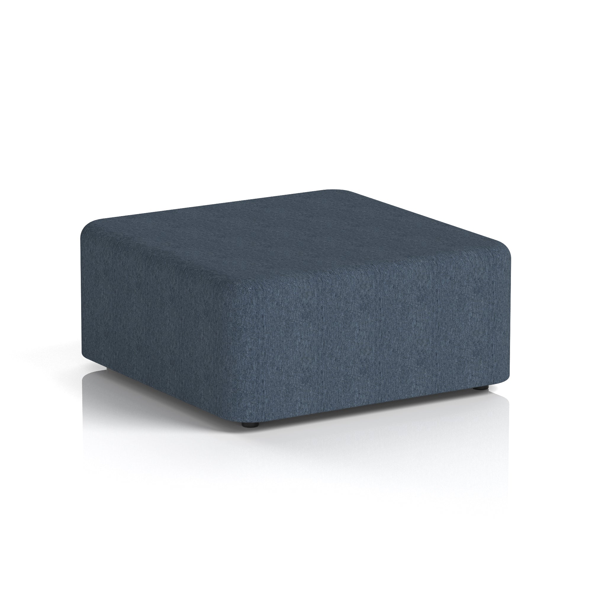 Harlestone Square Stool, Small or Large – Multiple Single-Tone Colours, Plywood & Fabric, Ready Assembled, 10-Year Frame Warranty – Office & Home Seating