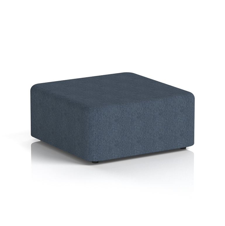 Harlestone Square Stool, Small or Large – Multiple Single-Tone Colours, Plywood & Fabric, Ready Assembled, 10-Year Frame Warranty – Office & Home Seating