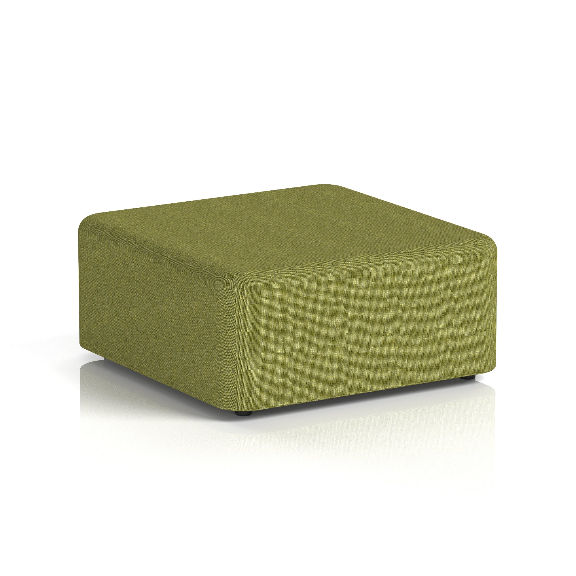 Harlestone Square Stool, Small or Large – Multiple Single-Tone Colours, Plywood & Fabric, Ready Assembled, 10-Year Frame Warranty – Office & Home Seating