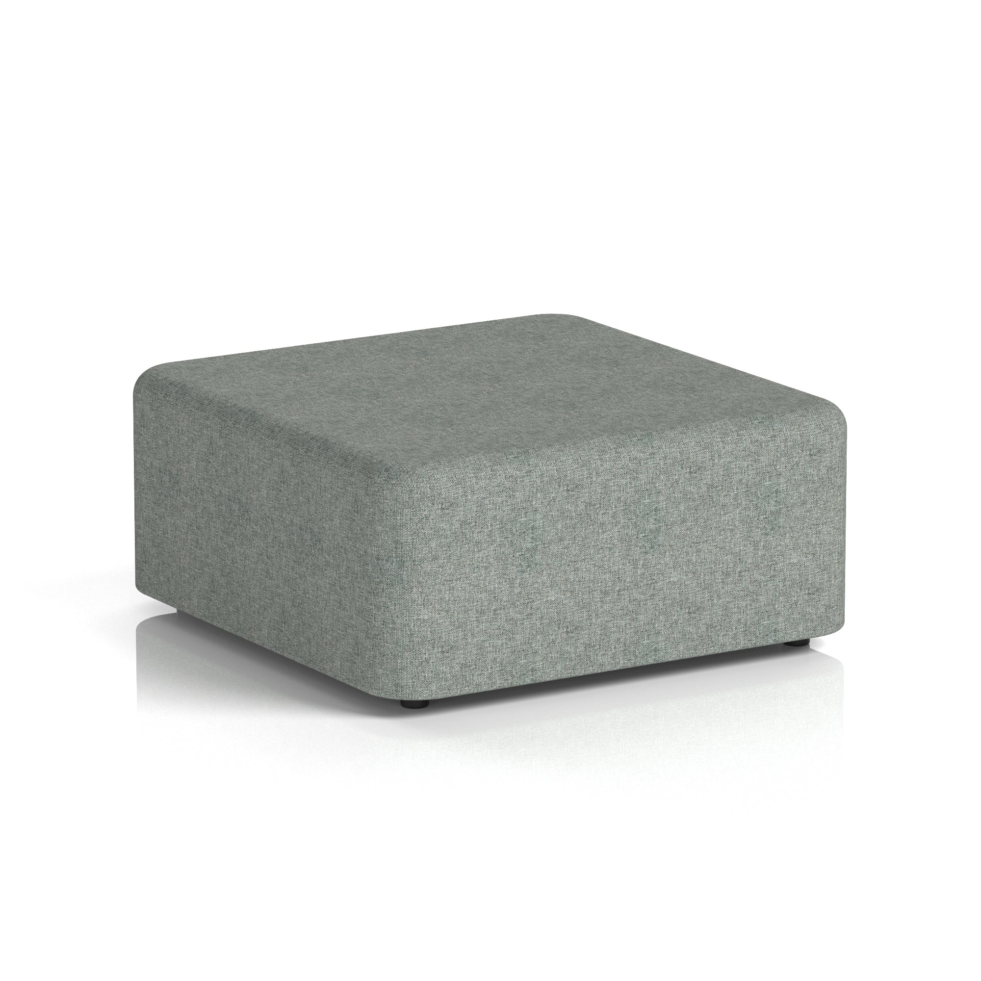 Harlestone Square Stool, Small or Large – Multiple Single-Tone Colours, Plywood & Fabric, Ready Assembled, 10-Year Frame Warranty – Office & Home Seating