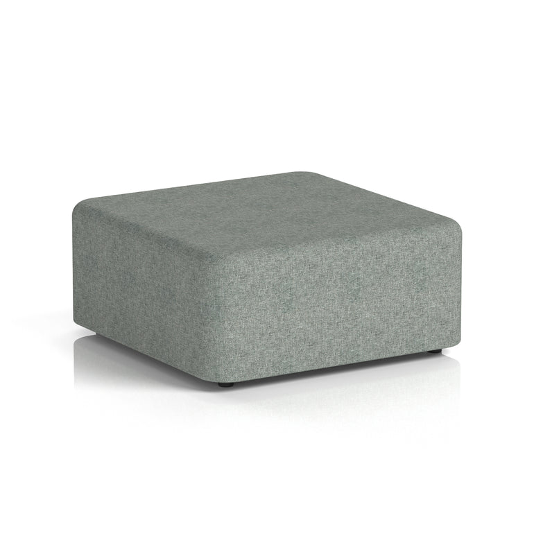 Harlestone Square Stool, Small or Large – Multiple Single-Tone Colours, Plywood & Fabric, Ready Assembled, 10-Year Frame Warranty – Office & Home Seating