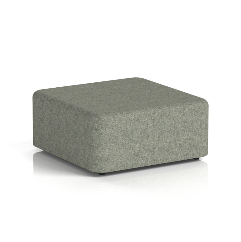 Harlestone Square Stool, Small or Large – Multiple Single-Tone Colours, Plywood & Fabric, Ready Assembled, 10-Year Frame Warranty – Office & Home Seating
