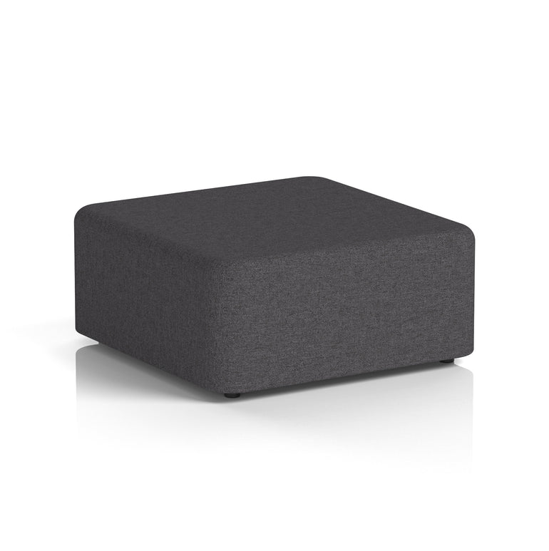 Harlestone Square Stool, Small or Large – Multiple Single-Tone Colours, Plywood & Fabric, Ready Assembled, 10-Year Frame Warranty – Office & Home Seating