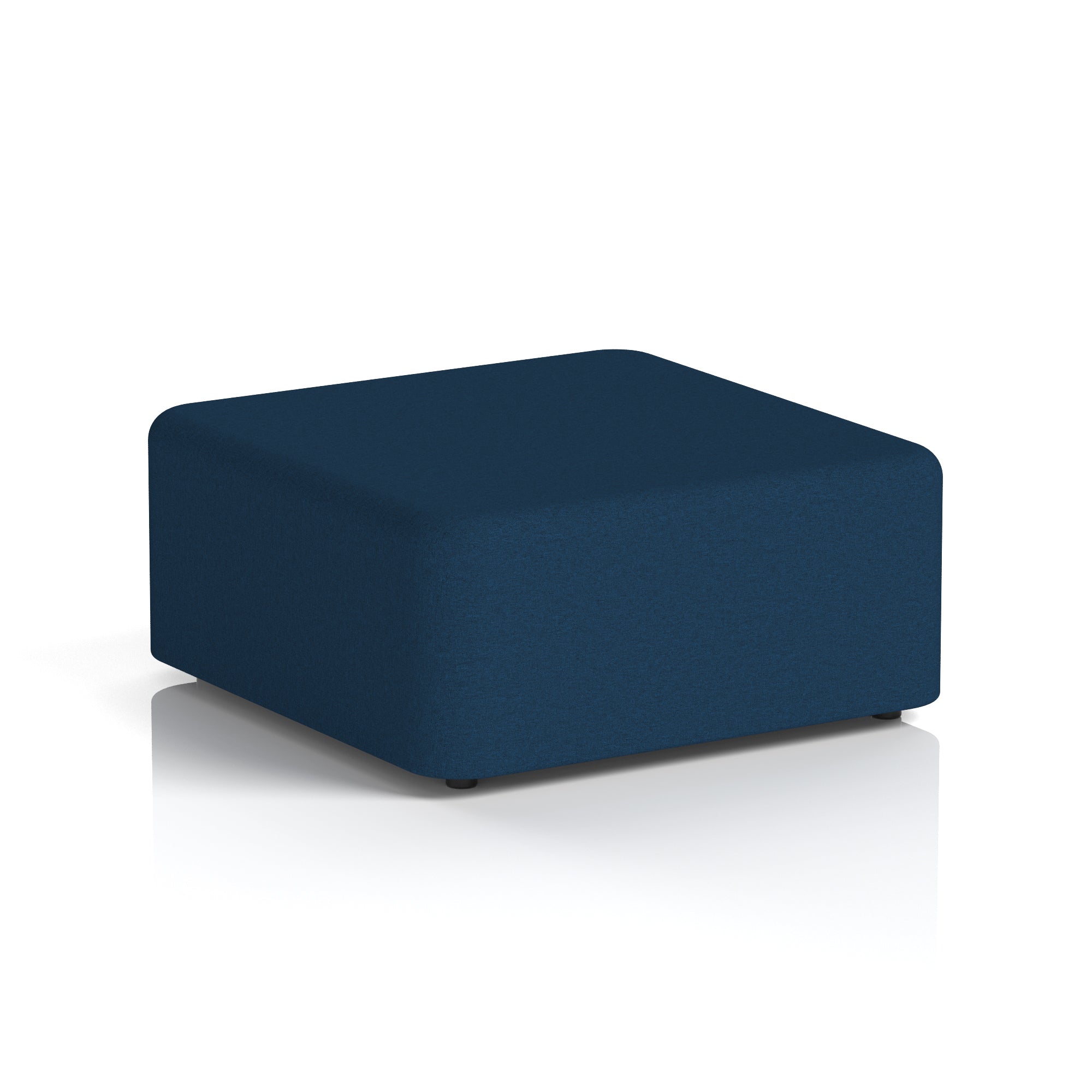 Harlestone Square Stool, Small or Large – Multiple Single-Tone Colours, Plywood & Fabric, Ready Assembled, 10-Year Frame Warranty – Office & Home Seating