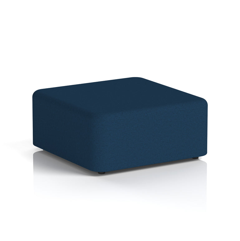 Harlestone Square Stool, Small or Large – Multiple Single-Tone Colours, Plywood & Fabric, Ready Assembled, 10-Year Frame Warranty – Office & Home Seating