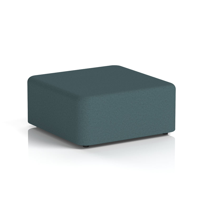 Harlestone Square Stool, Small or Large – Multiple Single-Tone Colours, Plywood & Fabric, Ready Assembled, 10-Year Frame Warranty – Office & Home Seating