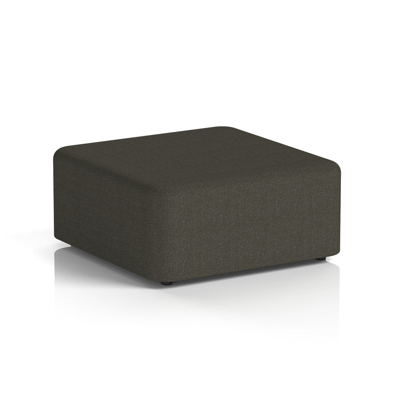 Harlestone Square Stool, Small or Large – Multiple Single-Tone Colours, Plywood & Fabric, Ready Assembled, 10-Year Frame Warranty – Office & Home Seating