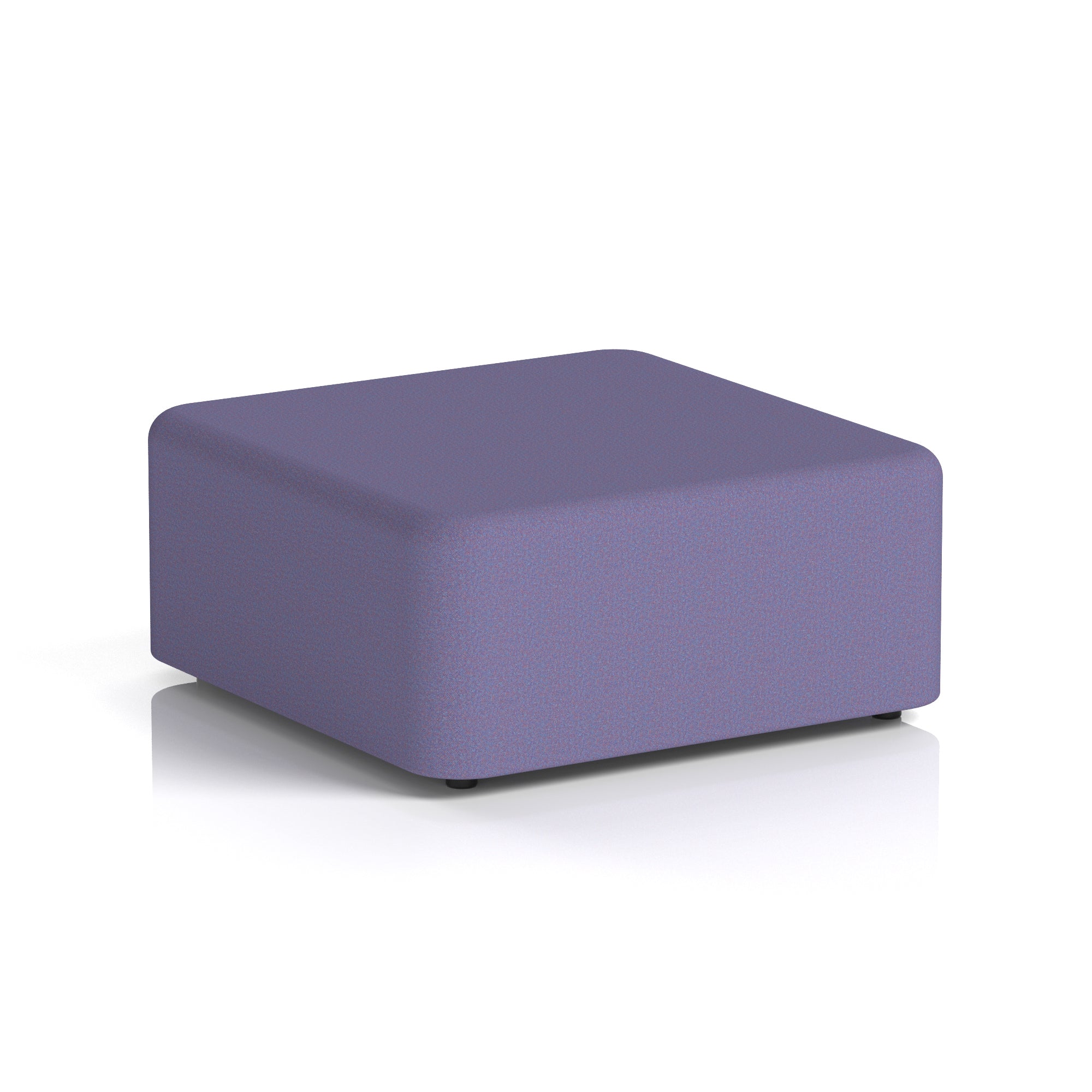Harlestone Square Stool, Small or Large – Multiple Single-Tone Colours, Plywood & Fabric, Ready Assembled, 10-Year Frame Warranty – Office & Home Seating