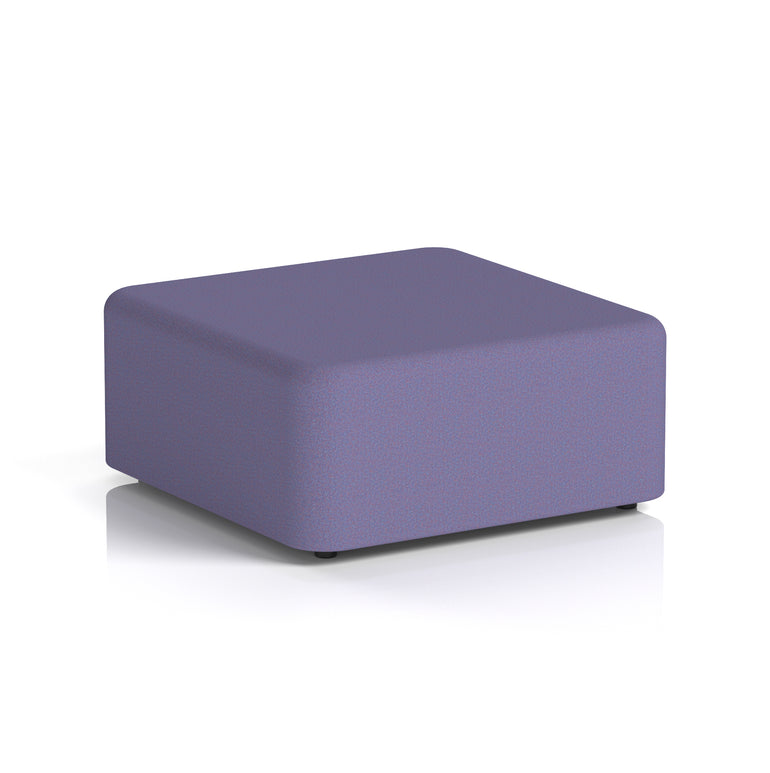 Harlestone Square Stool, Small or Large – Multiple Single-Tone Colours, Plywood & Fabric, Ready Assembled, 10-Year Frame Warranty – Office & Home Seating