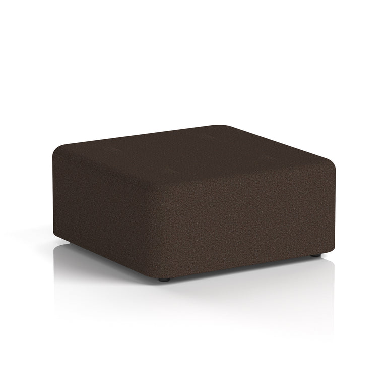 Harlestone Square Stool, Small or Large – Multiple Single-Tone Colours, Plywood & Fabric, Ready Assembled, 10-Year Frame Warranty – Office & Home Seating