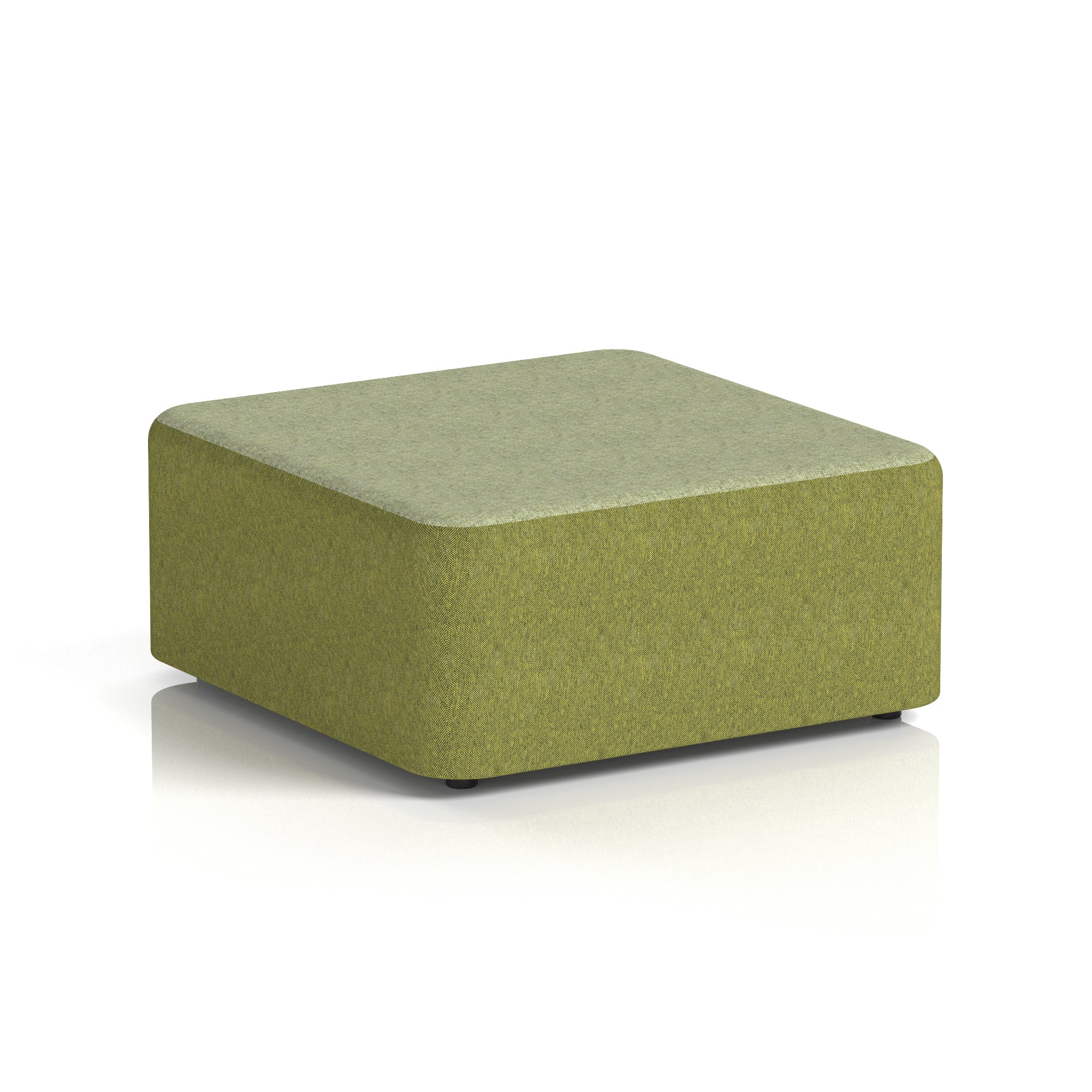 Harlestone Square Stool – Two Tone Office Stool, Small or Large, Multiple Colour Combos, Fully Assembled, Durable Plywood & Fabric, 10 Year Frame Warranty
