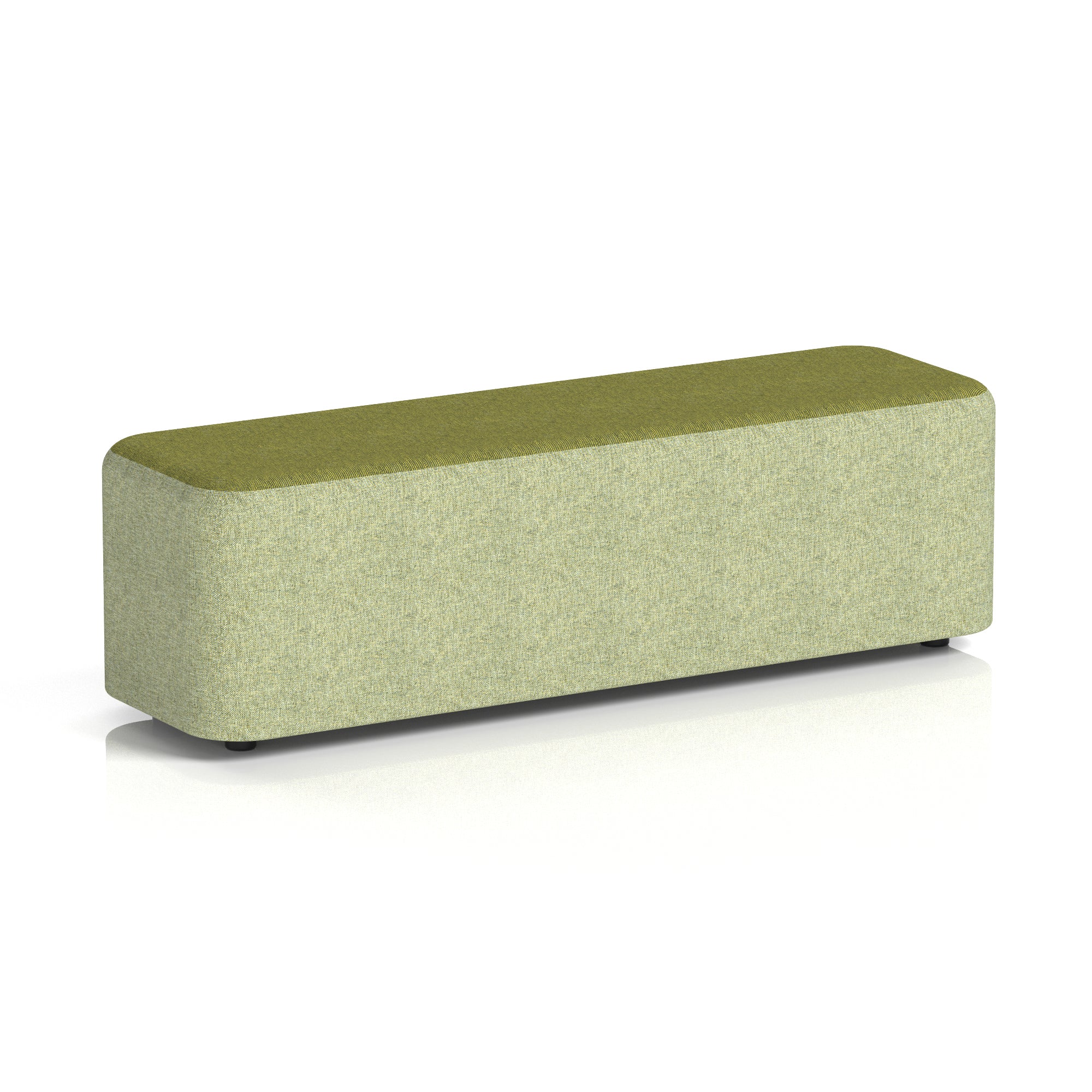 Harlestone Rectangular Two Tone Stool, Small or Large – Multiple Colour Combinations, Plywood & Fabric, Fully Assembled, 10 Year Frame Warranty – Office & Home Seating