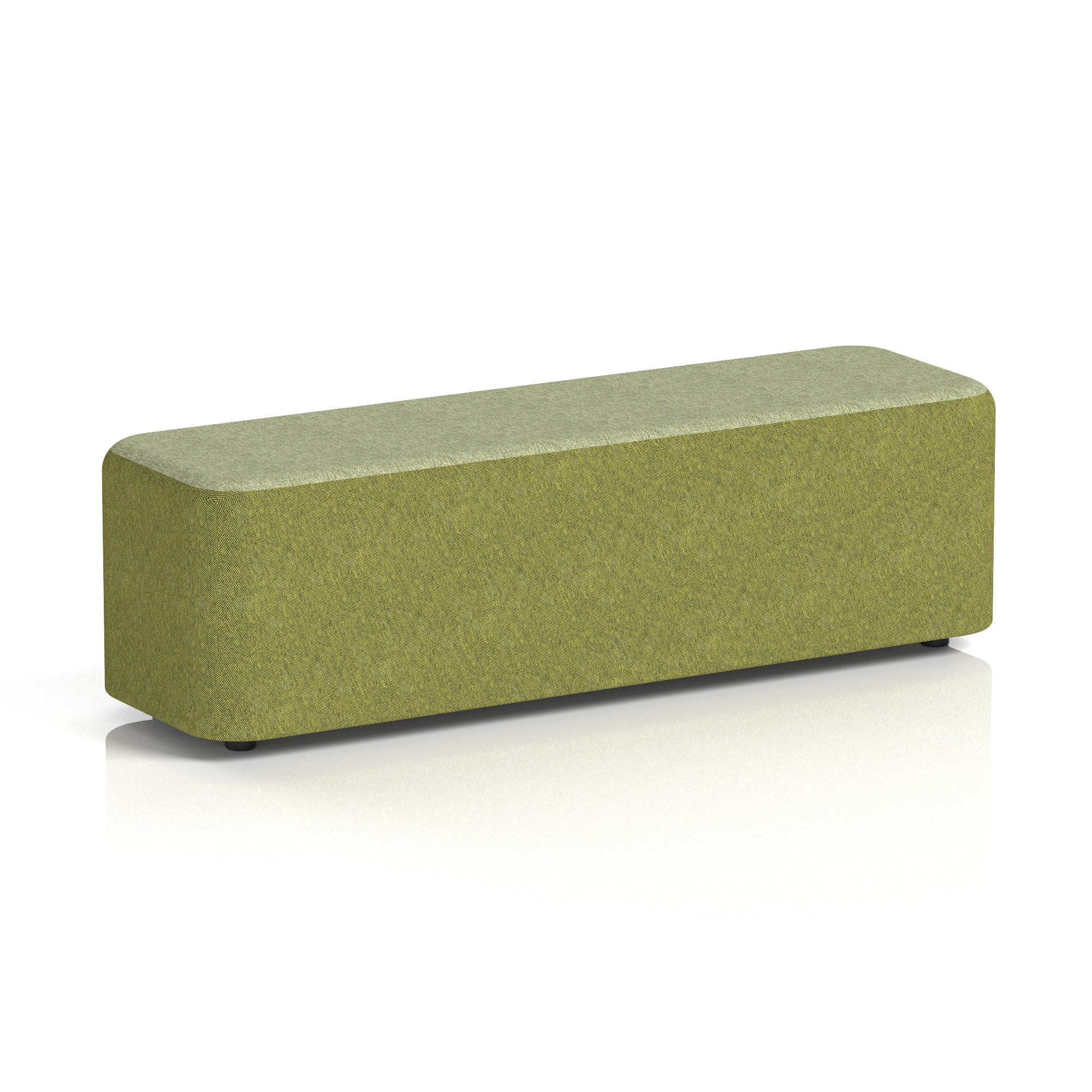 Harlestone Rectangular Two Tone Stool, Small or Large – Multiple Colour Combinations, Plywood & Fabric, Fully Assembled, 10 Year Frame Warranty – Office & Home Seating