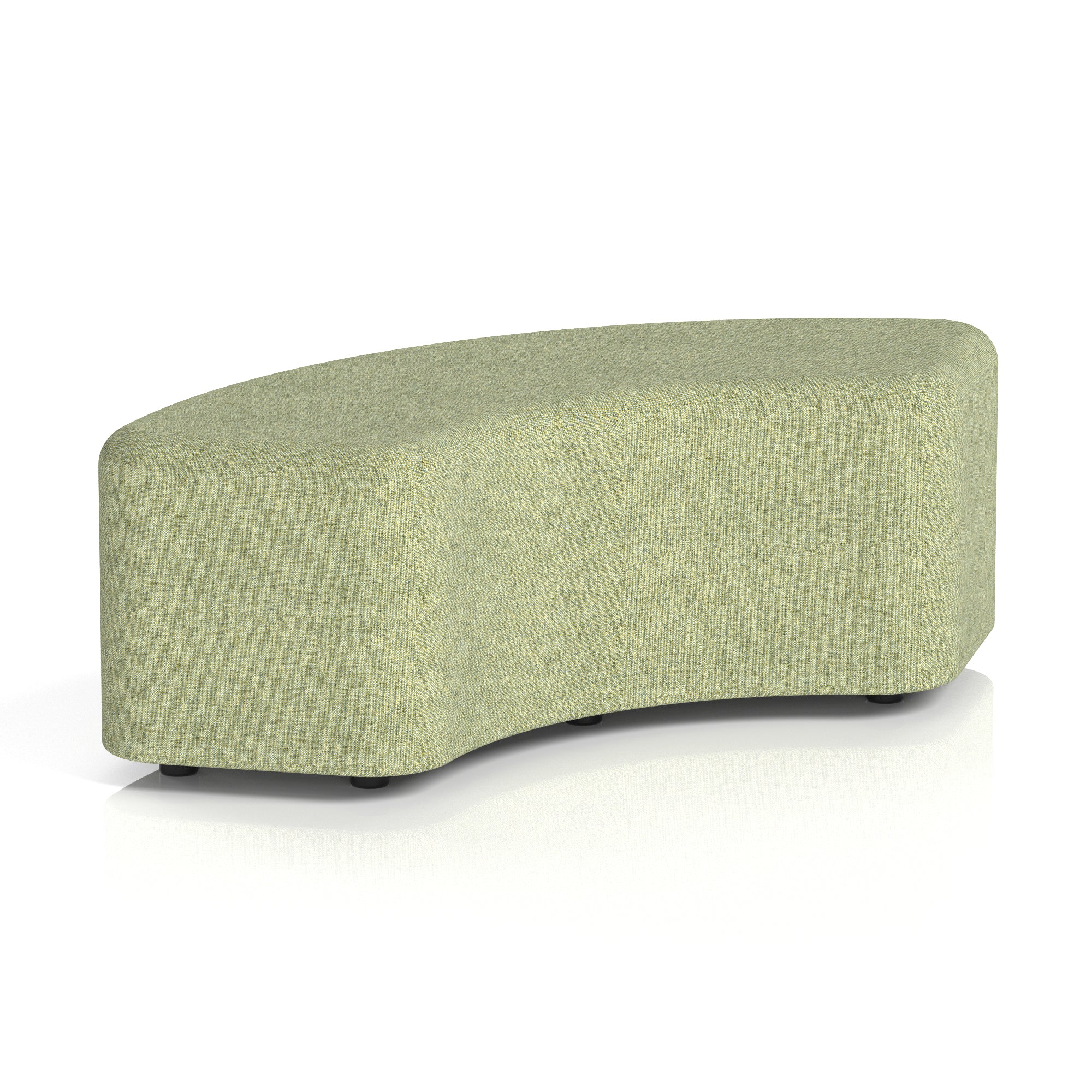 Harlestone Curved Stool – 90° or 180° Single-Tone Office Seating, Multiple Fabric Colours, Pre-Assembled, Quality Materials, 10yr Frame & 5yr Fabric Warranty