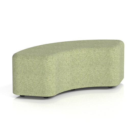 Harlestone Curved Stool – 90° or 180° Single-Tone Office Seating, Multiple Fabric Colours, Pre-Assembled, Quality Materials, 10yr Frame & 5yr Fabric Warranty