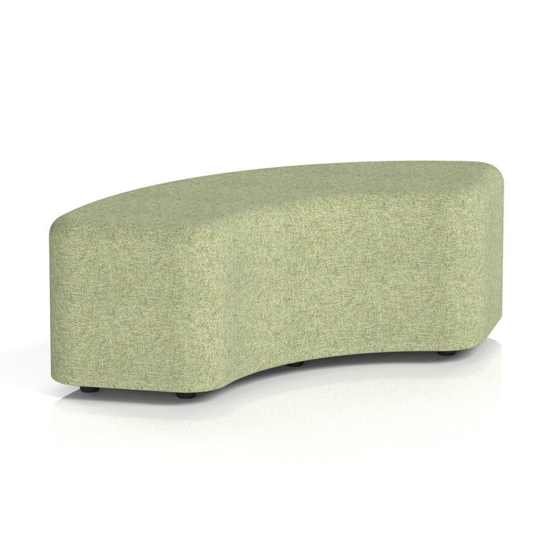 Harlestone Curved Stool – 90° or 180° Single-Tone Office Seating, Multiple Fabric Colours, Pre-Assembled, Quality Materials, 10yr Frame & 5yr Fabric Warranty