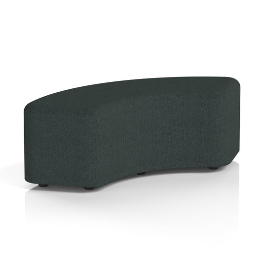 Harlestone Curved Stool – 90° or 180° Single-Tone Office Seating, Multiple Fabric Colours, Pre-Assembled, Quality Materials, 10yr Frame & 5yr Fabric Warranty