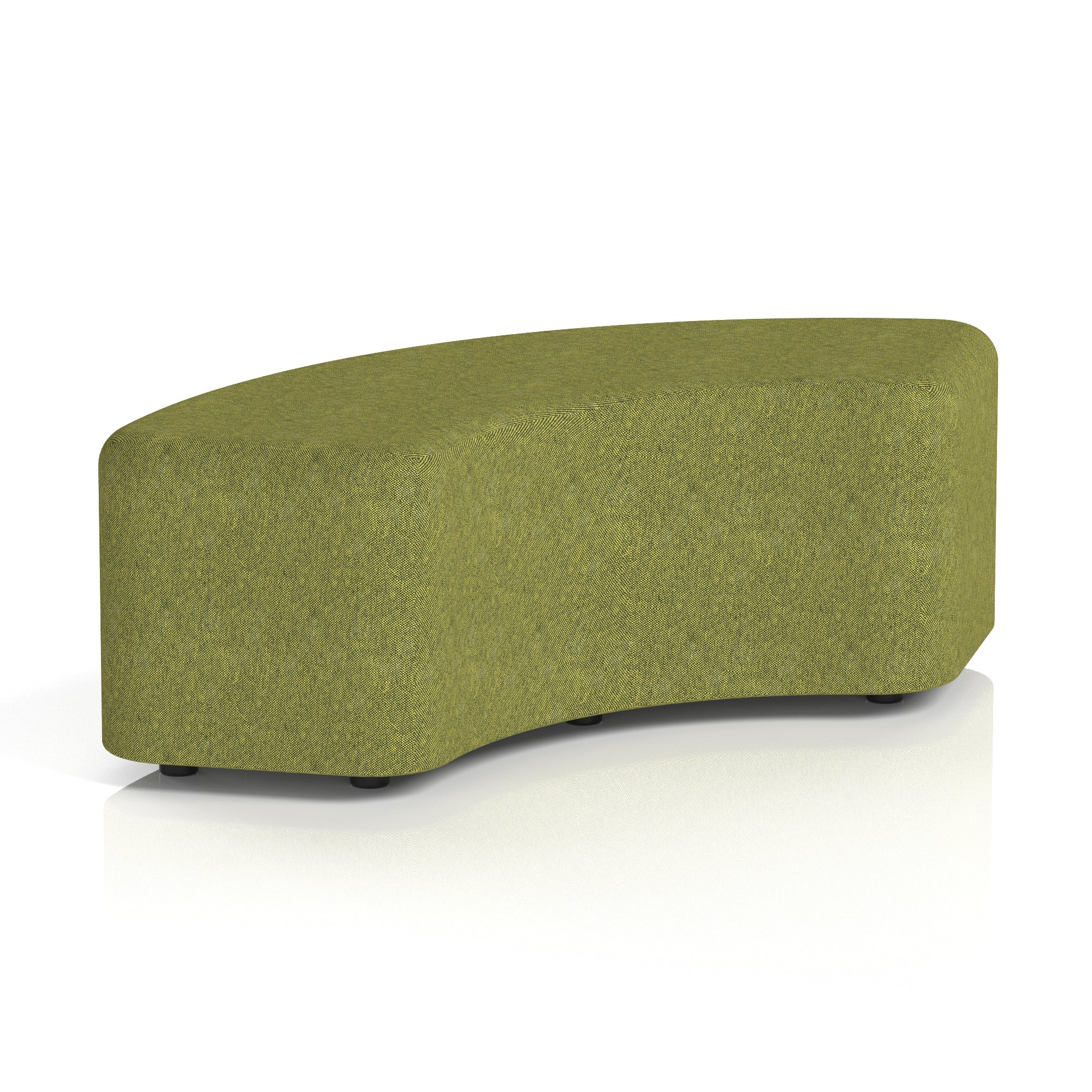 Harlestone Curved Stool – 90° or 180° Single-Tone Office Seating, Multiple Fabric Colours, Pre-Assembled, Quality Materials, 10yr Frame & 5yr Fabric Warranty
