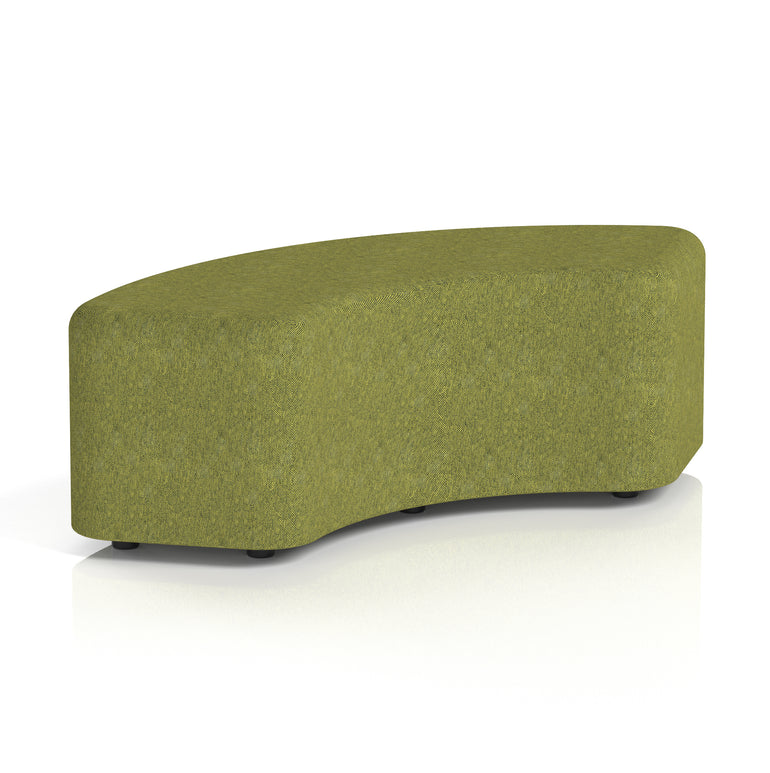 Harlestone Curved Stool – 90° or 180° Single-Tone Office Seating, Multiple Fabric Colours, Pre-Assembled, Quality Materials, 10yr Frame & 5yr Fabric Warranty