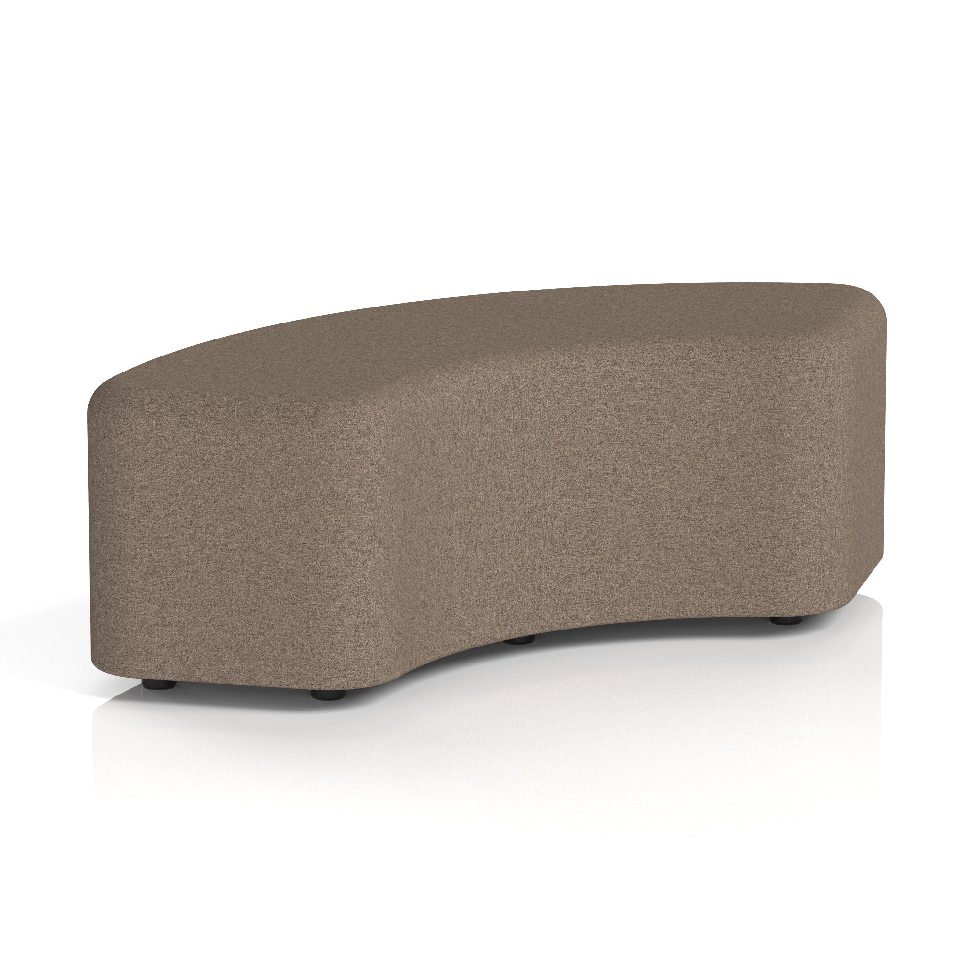 Harlestone Curved Stool – 90° or 180° Single-Tone Office Seating, Multiple Fabric Colours, Pre-Assembled, Quality Materials, 10yr Frame & 5yr Fabric Warranty