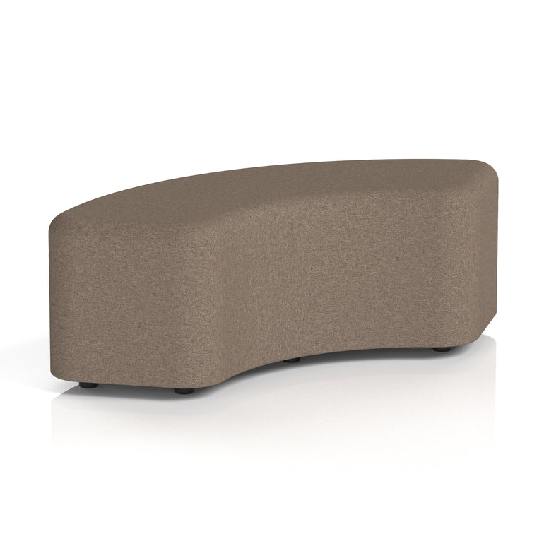 Harlestone Curved Stool – 90° or 180° Single-Tone Office Seating, Multiple Fabric Colours, Pre-Assembled, Quality Materials, 10yr Frame & 5yr Fabric Warranty