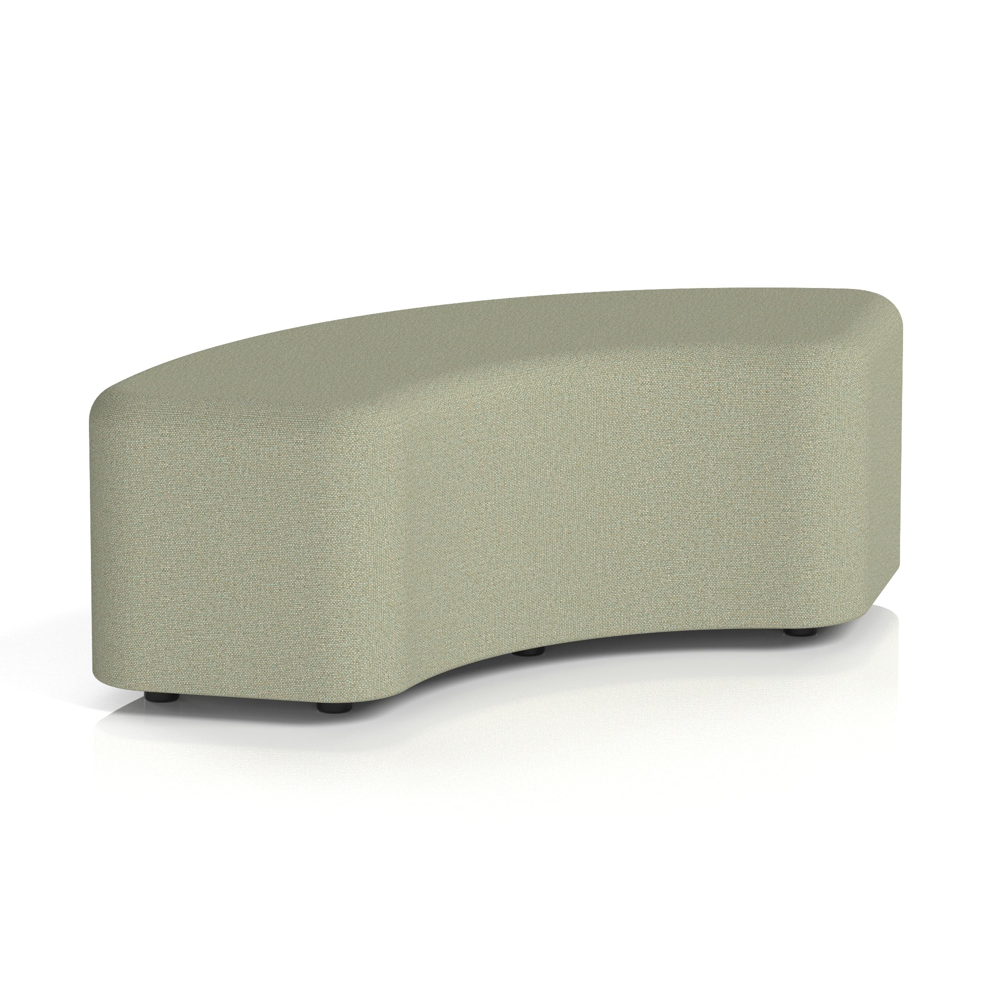 Harlestone Curved Stool – 90° or 180° Single-Tone Office Seating, Multiple Fabric Colours, Pre-Assembled, Quality Materials, 10yr Frame & 5yr Fabric Warranty
