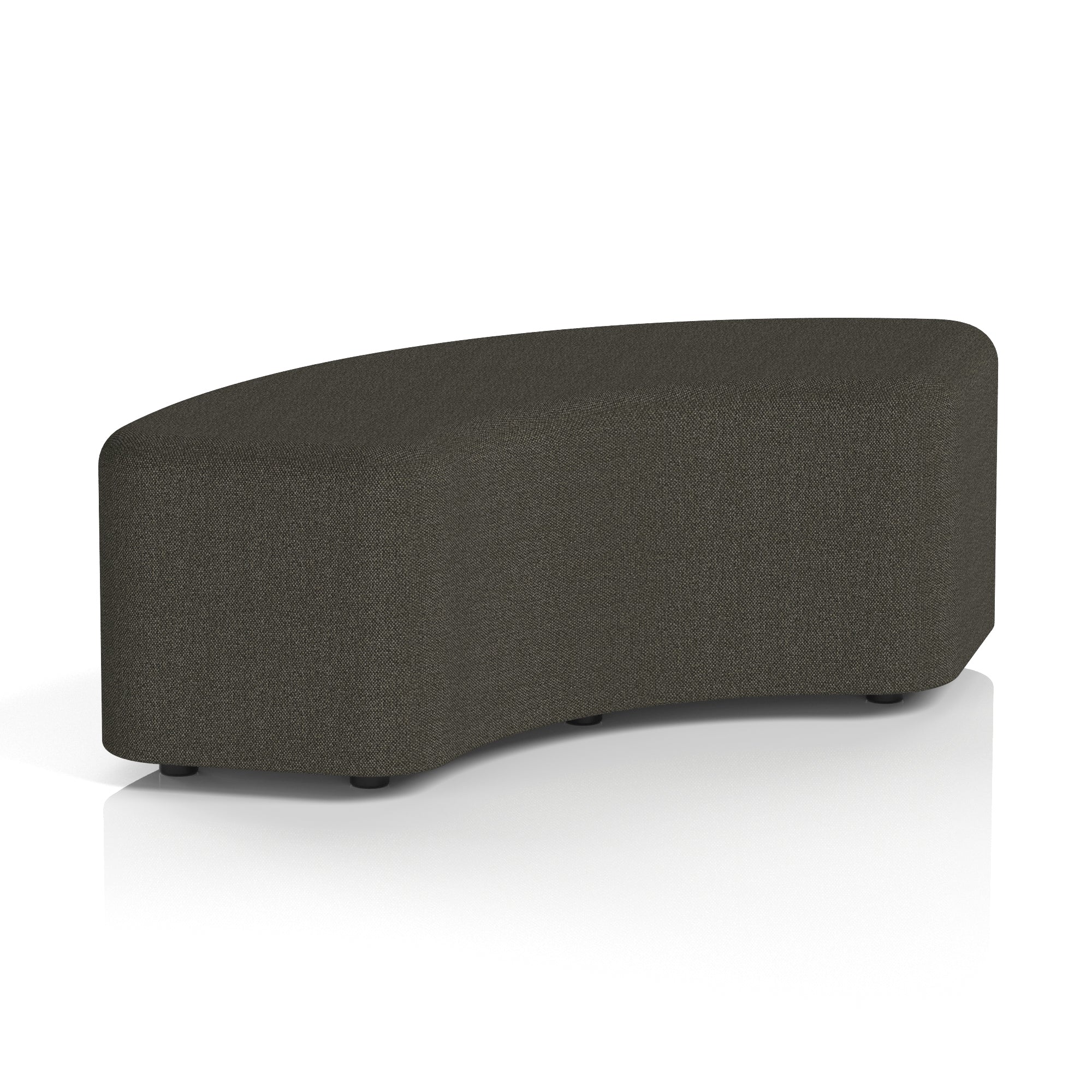 Harlestone Curved Stool – 90° or 180° Single-Tone Office Seating, Multiple Fabric Colours, Pre-Assembled, Quality Materials, 10yr Frame & 5yr Fabric Warranty